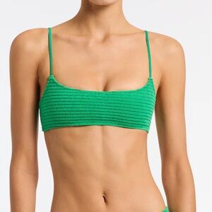 TRIANGL MICA - HUBE GREEN TERRY TOWELLING